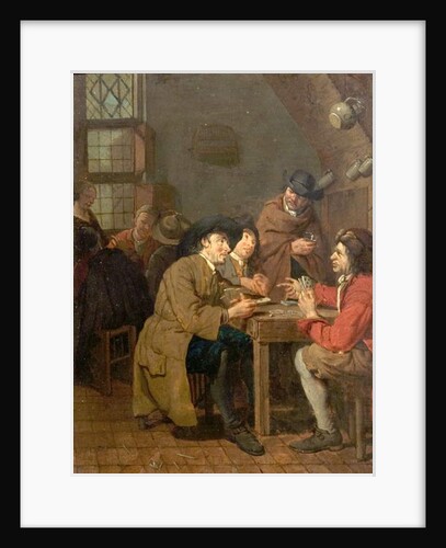 Interior, Card Playing by Peter Jacob Horemans