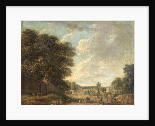 Bayswater Road, London, near the Old Temple Gate, 1806 by Paul Sandby