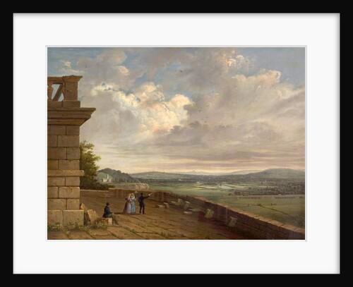 View from the Nottingham Castle Terrace Looking East, c.1845 by John Rawson Walker