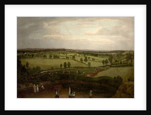 Nottingham Meadows from the Rock Cliff, where Lenton Road turns into Park Valley by Richard Bonington