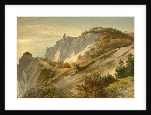Autumn Views of Mons Cliff, Denmark, 1882 by Hans Fischer