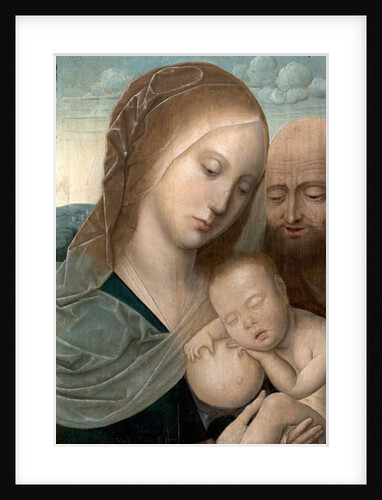 Virgin and Child with St Joseph, 1500-50 by Joos van (follower of) Cleve