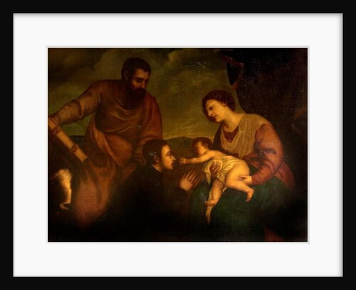 Madonna and Child with St Mark by Titian (after)