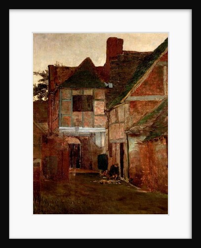 An Old Posting Yard, Surrey, 1885 by Arthur Hawksley