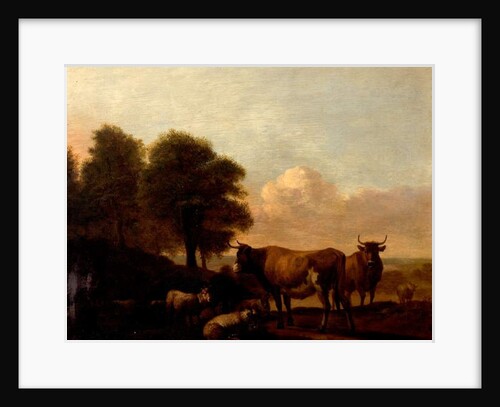 Landscape with Cattle by Adriaen van de Velde