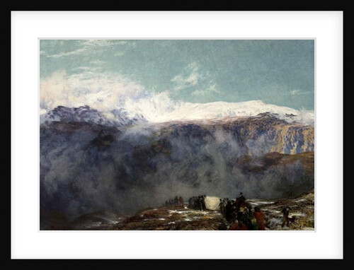 A Welsh Funeral, 1865 by Henry Clarence Whaite