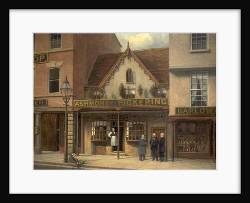 39, Long Row, the Market Place, Nottingham, 1879 by Sylvanus Redgate