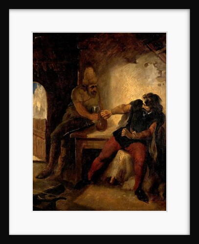 Manfred in the Chamois Hunter's Hut, c.1850 by Ford Madox (attr.to) Brown