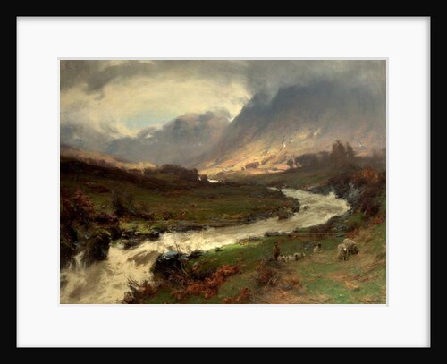 A Break in the Storm, Glen Lyon, Perthshire, Scotland, 1891-92 by David Farquharson