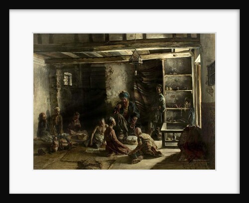 An Oriental School, 1885 by Ferencz Frans Eisenhut