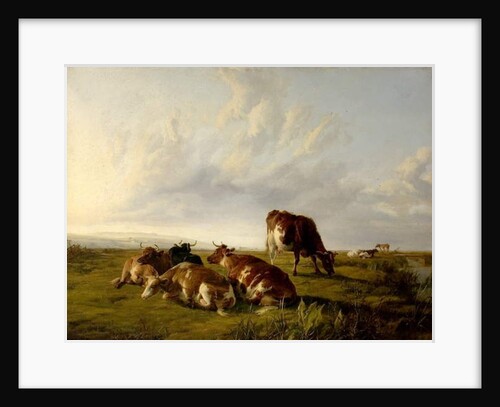 Afternoon in the Meadows, 1861 by Thomas Sidney Cooper