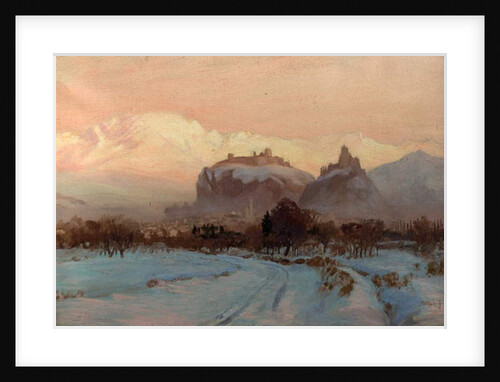 A Winter Scene by Arthur John Black