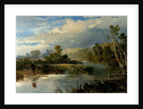 View of Richmond Hall, Yorkshire by Edmund John Niemann