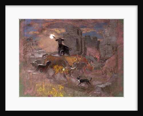 Study for 'Highland Raiders'. c.1918 by William Shackleton