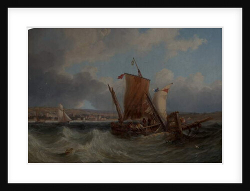 Shipping off North Yarmouth, 1959 by John Wilson Carmichael