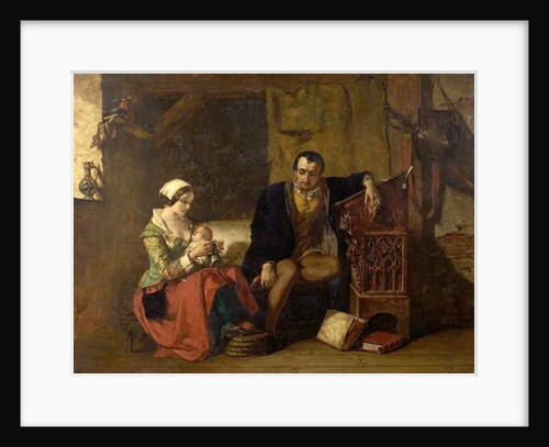 The Origin of the Stocking Loom, 1847 by Alfred W. Elmore