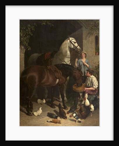 Feeding the Horses, 1858 by John Frederick Herring Snr