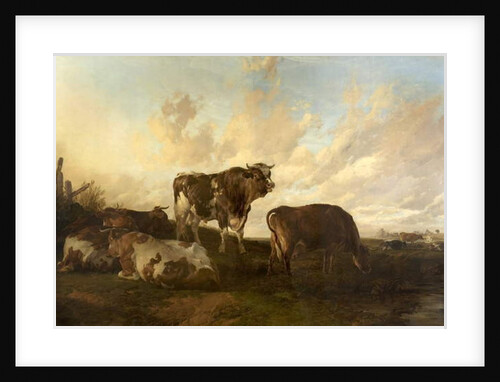 Repose in the Meadows, 1851 by Thomas Sidney Cooper