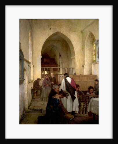 Sacrament Sunday, 1897 by William Teulon Blandford Fletcher
