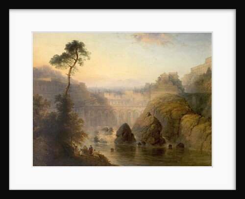 On the Tiber, Italy by Henry Dawson