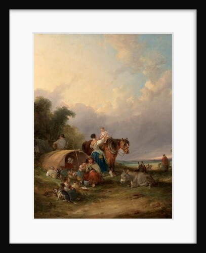 A Gypsy Encampment by William Snr. Shayer