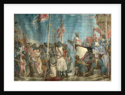 Richard the Lionheart Embarks on the Third Crusade, 1927 by Glyn Warren Philpot