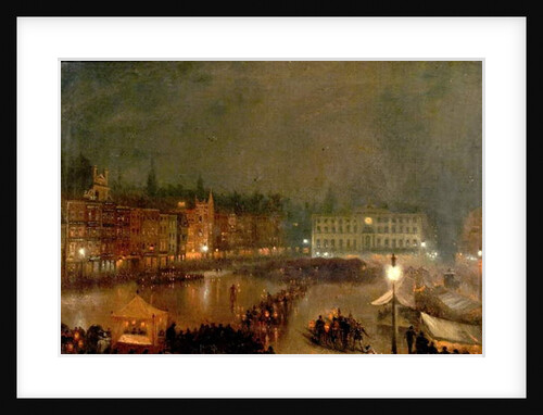 Torchlight Tattoo of Robin Hood Rifles, Nottingham Market Place, 1896 by Claude T. Stanfield Moore