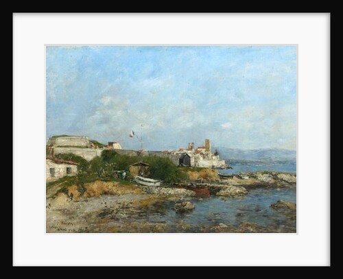 The Fortifications at Antibes, France, 1893 by Eugene Louis Boudin