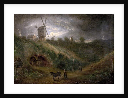 The Old Ropewalk, Foot of the Gallows Hill, Nottingham Forest, 1848 by Thomas Sturge Moore