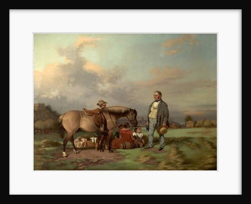 Joseph Fenton with His Family on the Meadows, Nottingham, 1840 by William Malbon