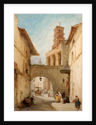 View in Rome, Italy, the Forum of Nerva by George Jones