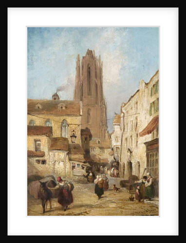 Street Scene in Frankfurt, Germany by George Jones