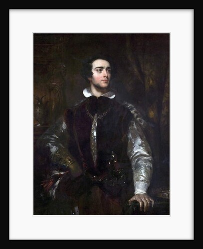 A Gentleman in an Elizabethan Costume, c.1850 by John Wood