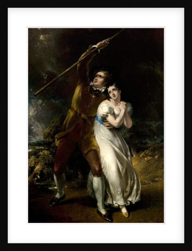 Celadon and Amelia in a Storm, 1840-49 by John Wood