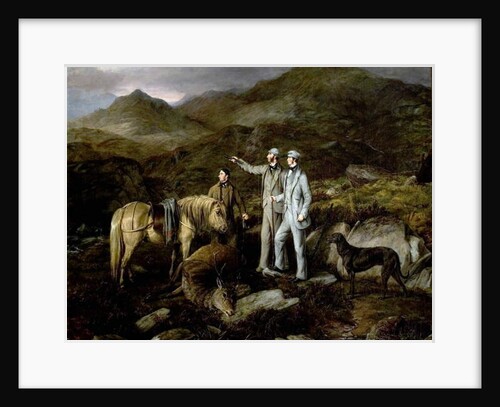 Stag Hunt in Scotland, 1852 by William Luker