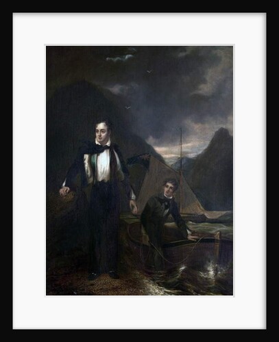 6th Lord Byron and his Servant Robert Rushton by George Sanders