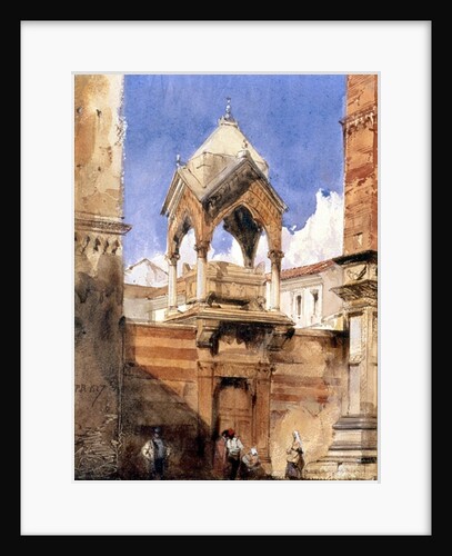 The Castelbarco Tomb, Verona, 1827 by Richard Parkes Bonington