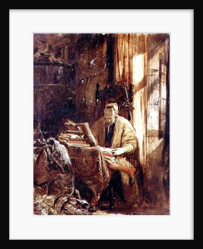 Don Quixote in his Study by Richard Parkes Bonington