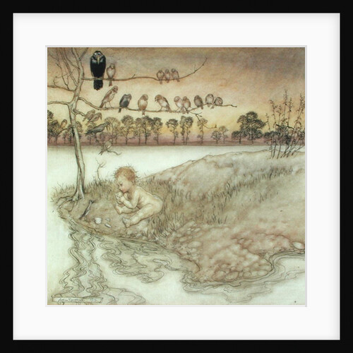 Illustration to 'Peter Pan in Kensington Gardens' by J.M. Barrie, 1912 by Arthur Rackham