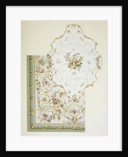 Carpet design by English School