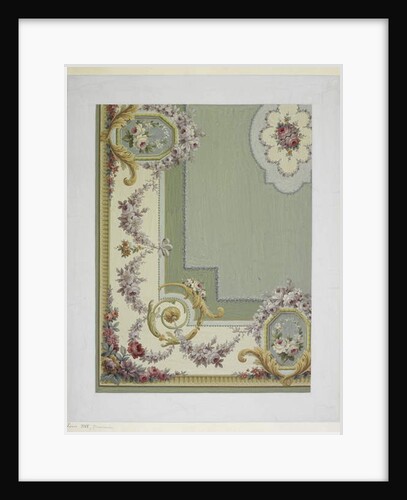 Carpet design by English School