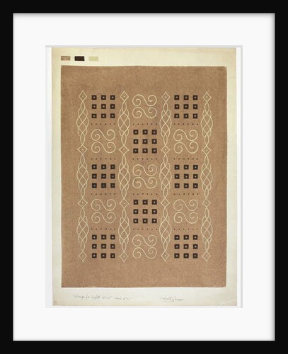 Carpet design by English School