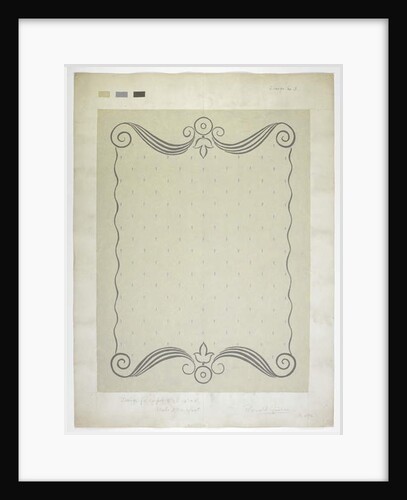 Carpet design by English School