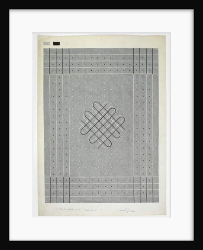 Carpet design by English School