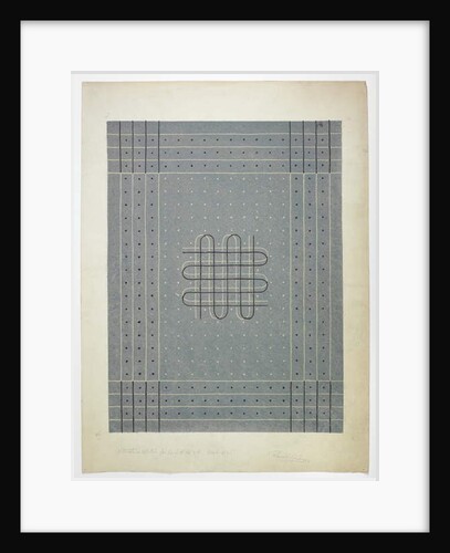 Carpet design by English School