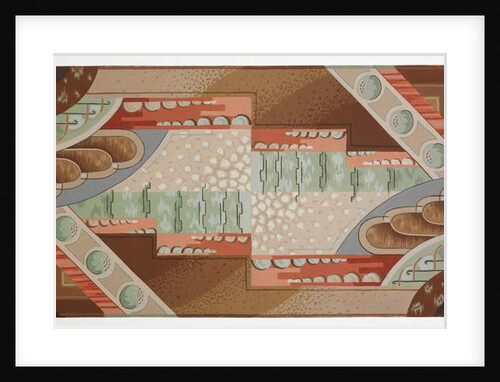 Carpet design by English School