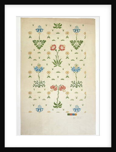 Carpet design by English School