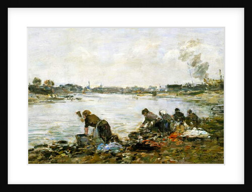 The Laundresses by Eugene Louis Boudin