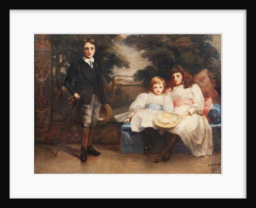 The Three Children of the 4th Marquis of Cholmondeley by Ada Holland