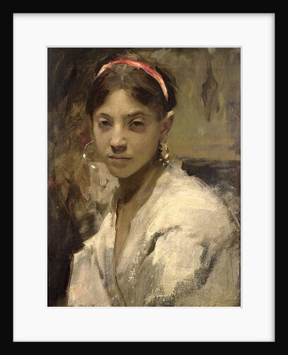 Head of a Capri Girl, 1878 by John Singer Sargent